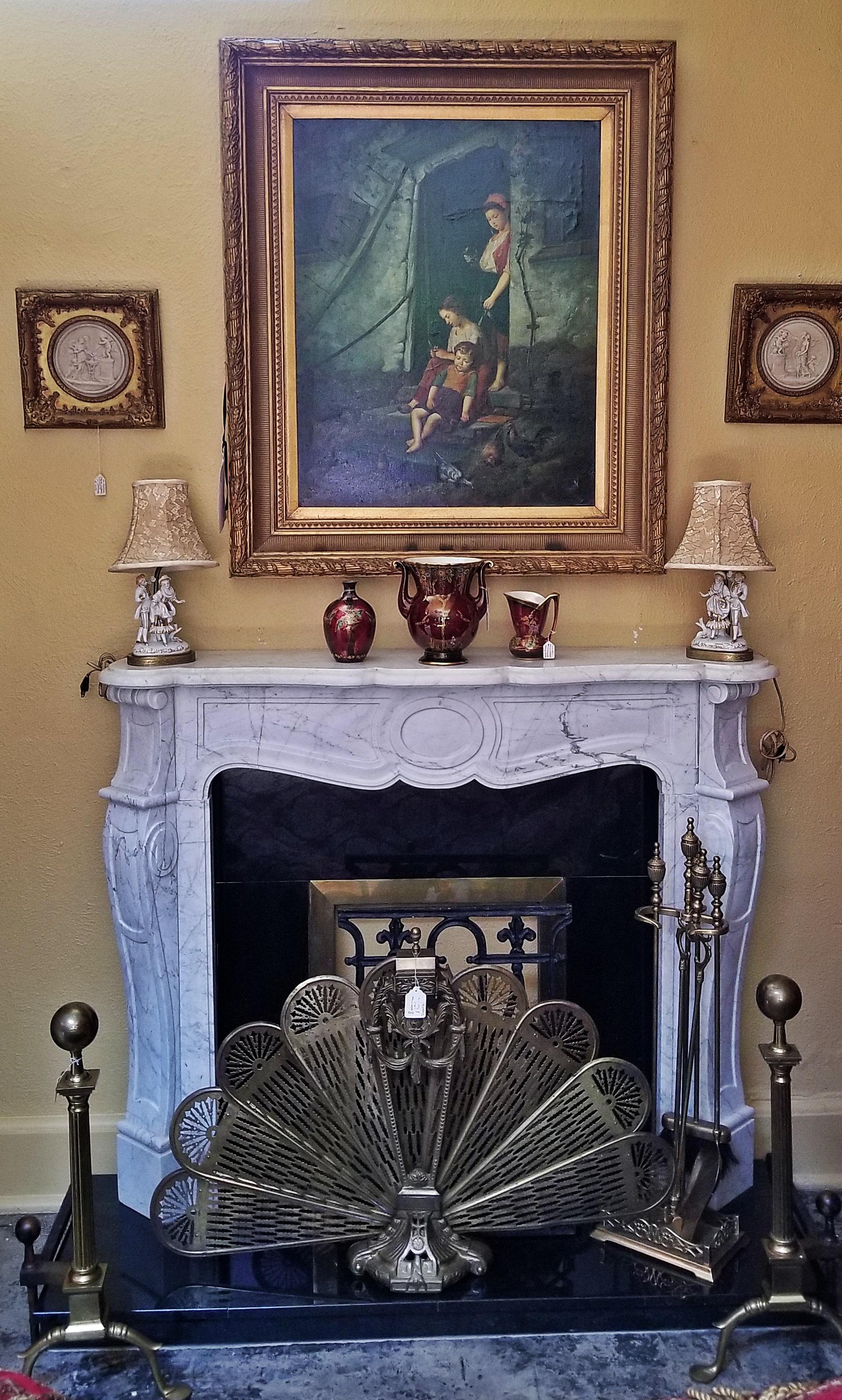 granite fireplace surround