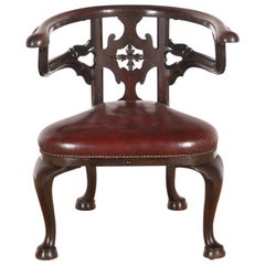 Antique Irish Williams & Gibton Cockfighting Chair