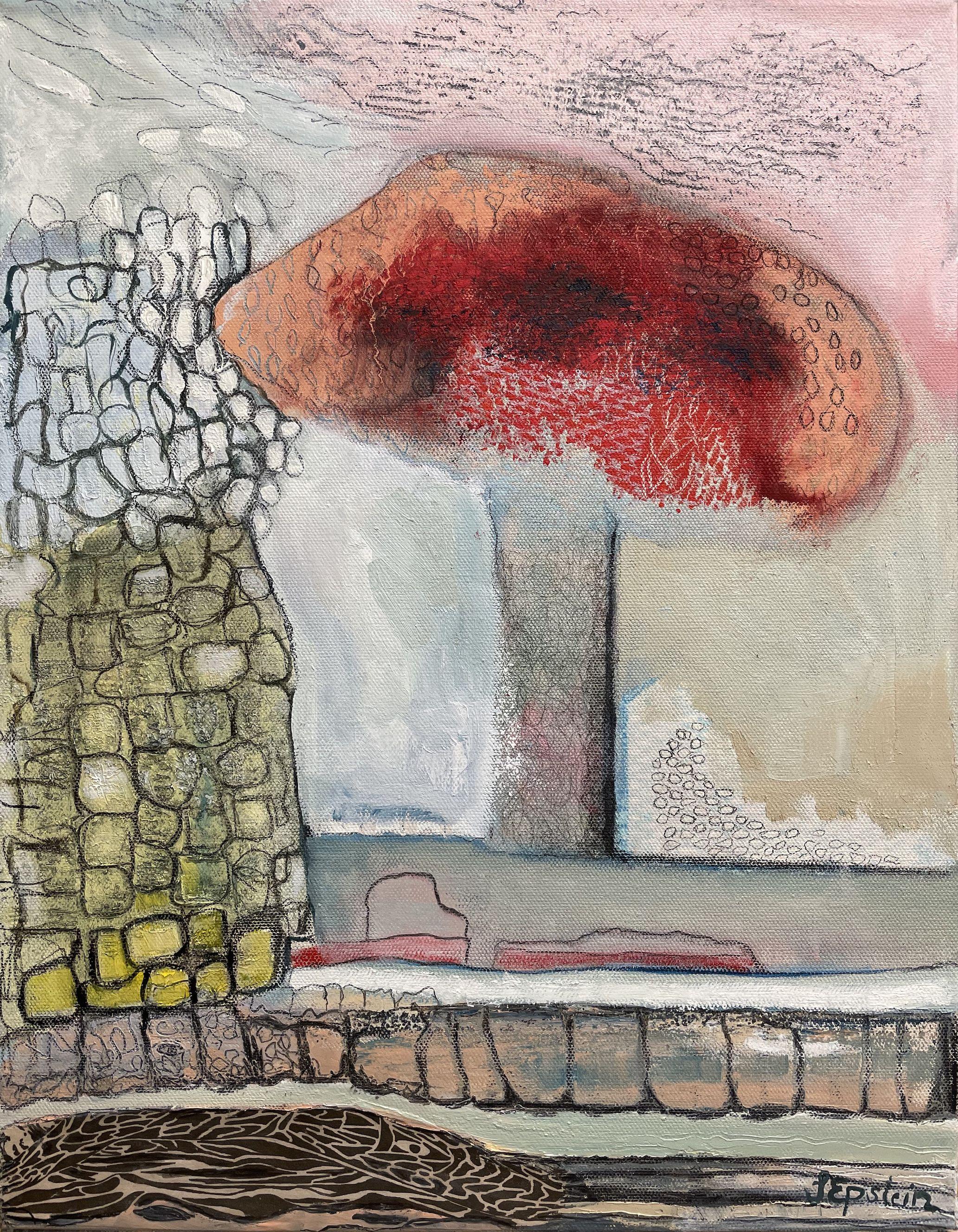 Irit's paintings are a personal diary and a reflection of a continuing journey within herself, carrying on a dialogue with her changing environment and responding through symbolic imagery. This visual exploration reflects the constant interaction