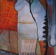 Migration 2, Painting, Oil on Canvas