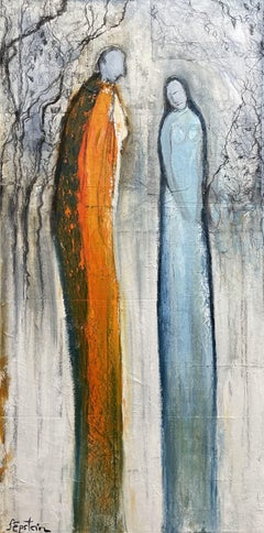 Moon Reflections, Painting, Oil on Canvas