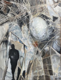Shattered Moonlight, Painting, Oil on Canvas