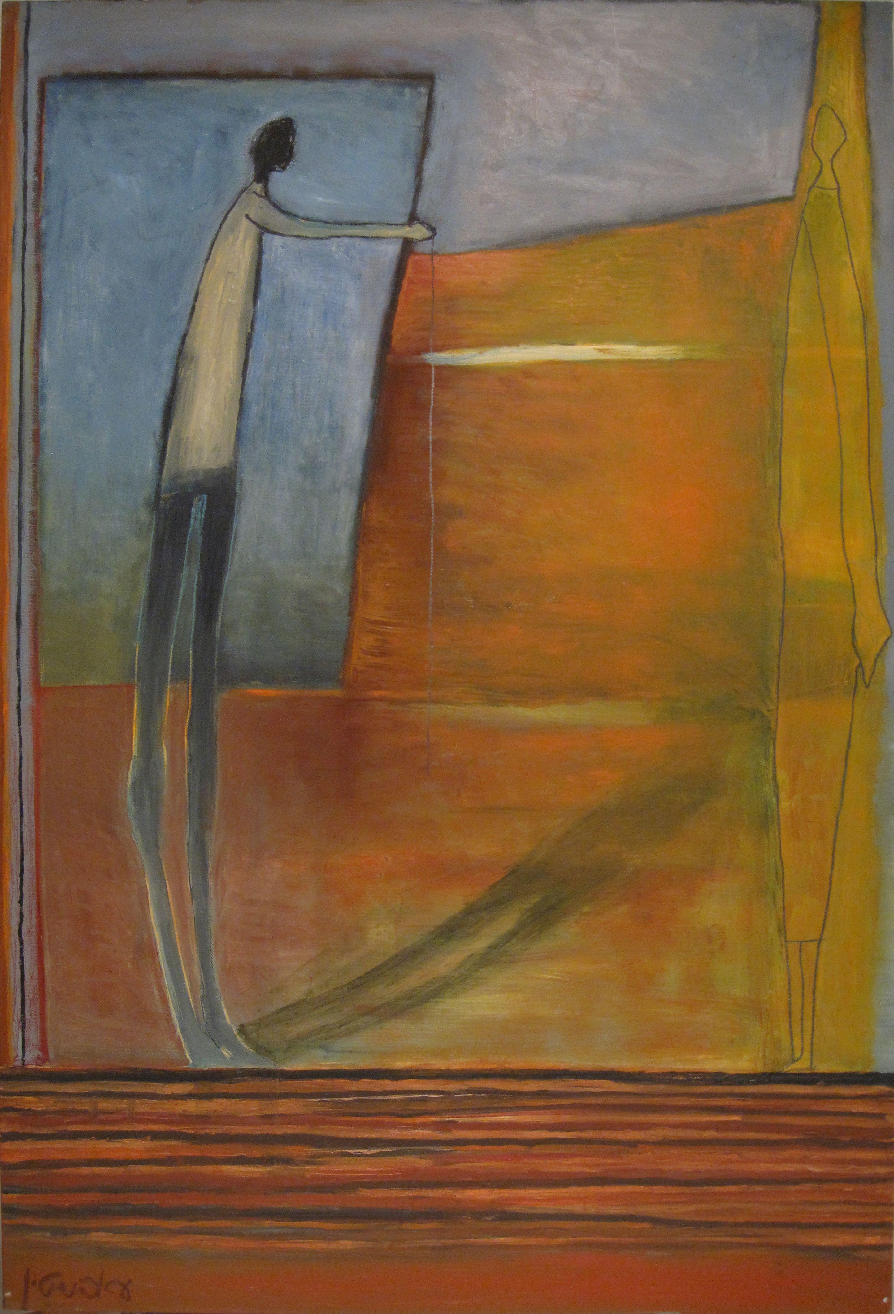 String Theory, Gemälde, Öl auf Leinwand – Painting von Irit Epstein