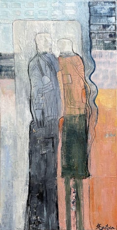 Sun and Moon, Painting, Oil on Canvas
