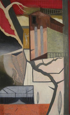 Casa en el árbol, Pintura, Óleo sobre lienzo