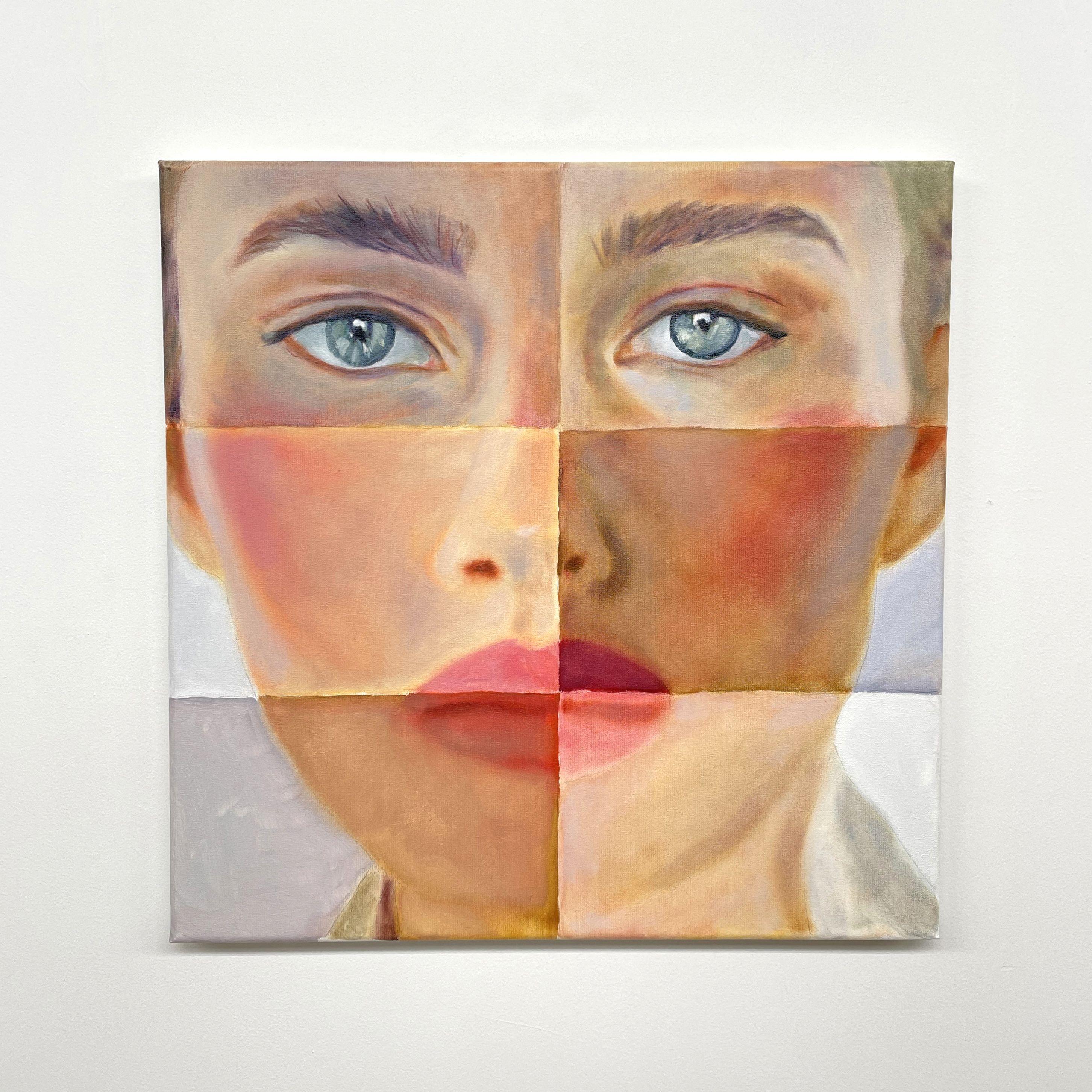 Algorithm 40 x 40 cm., Gemälde, Öl auf Leinwand (Zeitgenössisch), Painting, von Irjan Moussin