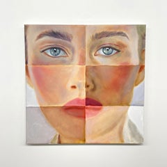 Algorithm 40 x 40 cm., Painting, Oil on Canvas