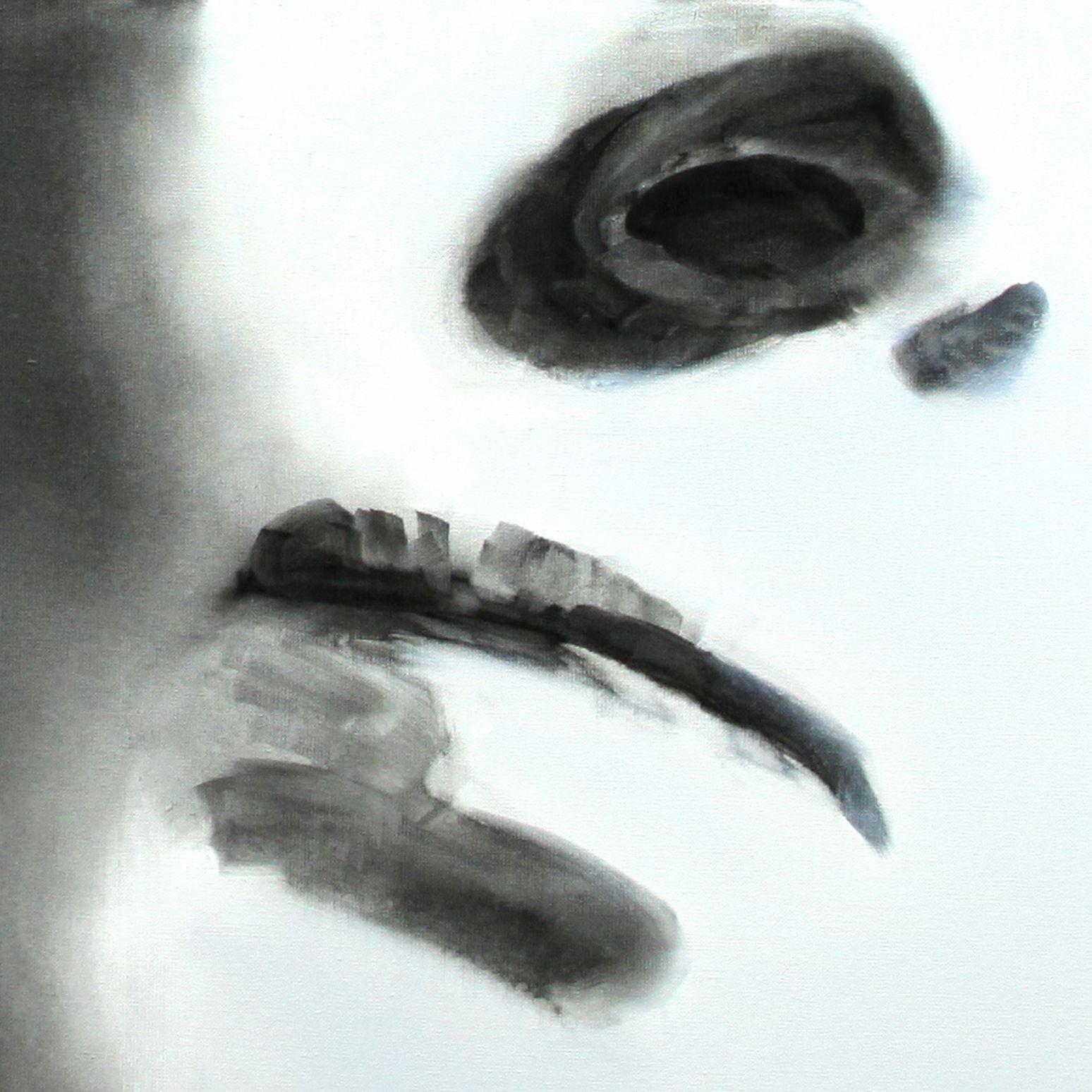 Immaginazione con il rosso 120 x 120 cm., Pittura, Olio su tela - Painting Contemporaneo di Irjan Moussin