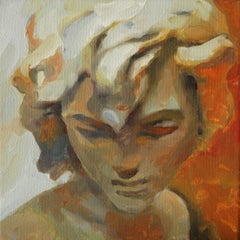 Mix in yellow 2 (20 x20 cm.), Painting, Oil on Canvas