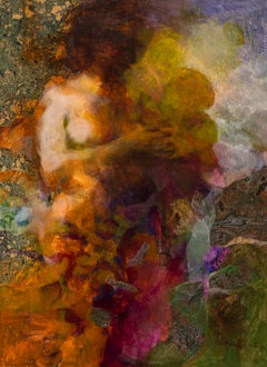 Irma Cavat "Untitled Painting About Love" Mixed Media Collage