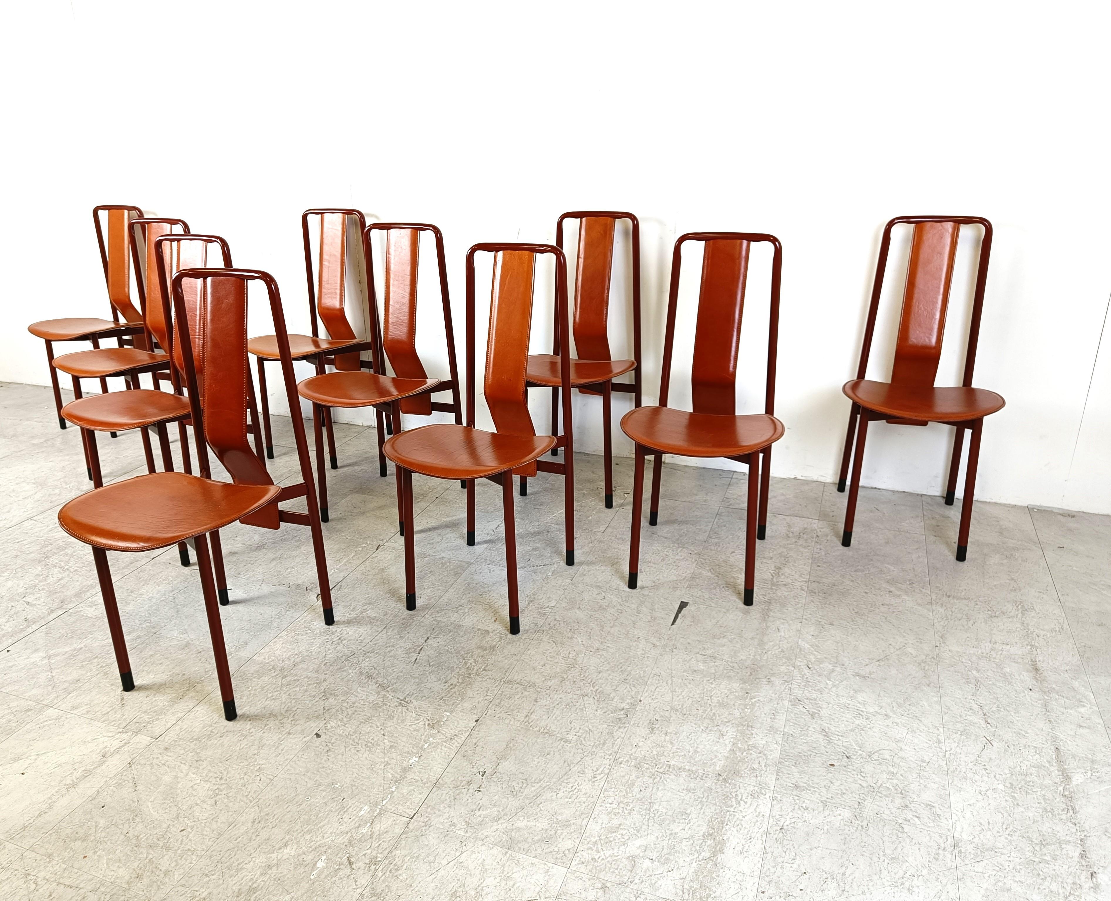 Late 20th Century Irma Design Chairs by Achille Castiglioni for Zanotta, 1970s, Set of 10  For Sale