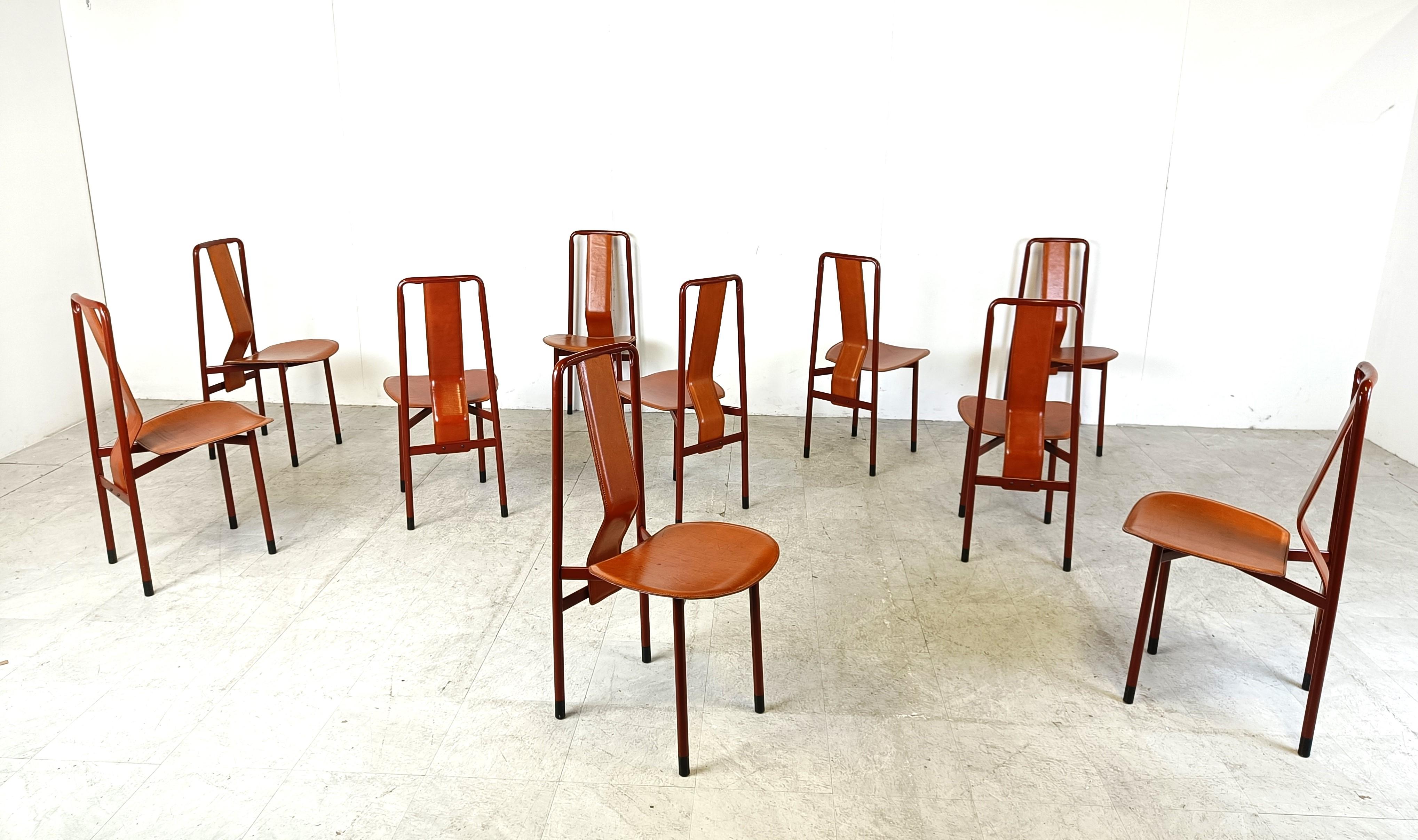 Irma Design Chairs by Achille Castiglioni for Zanotta, 1970s, Set of 10  For Sale 2