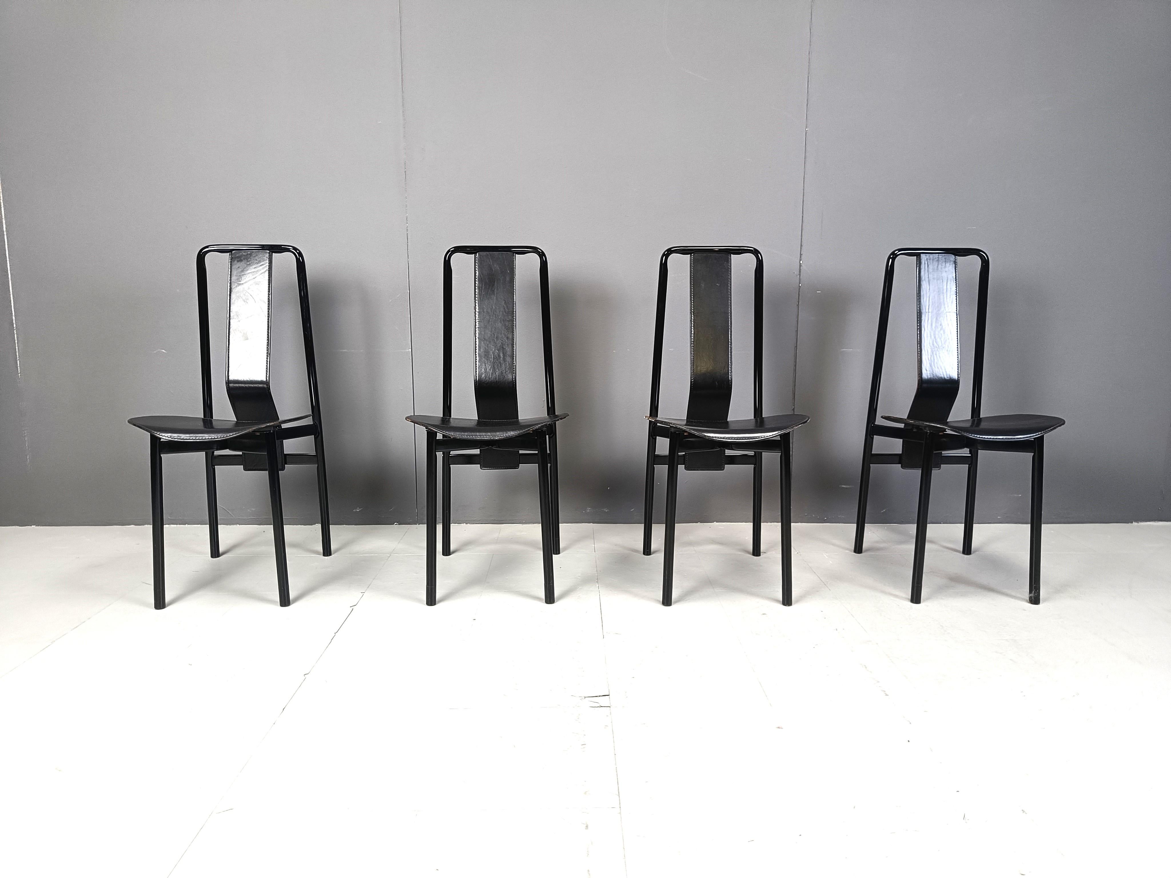 Italian Irma Design Chairs by Achille Castiglioni for Zanotta, 1970s, Set of 4
