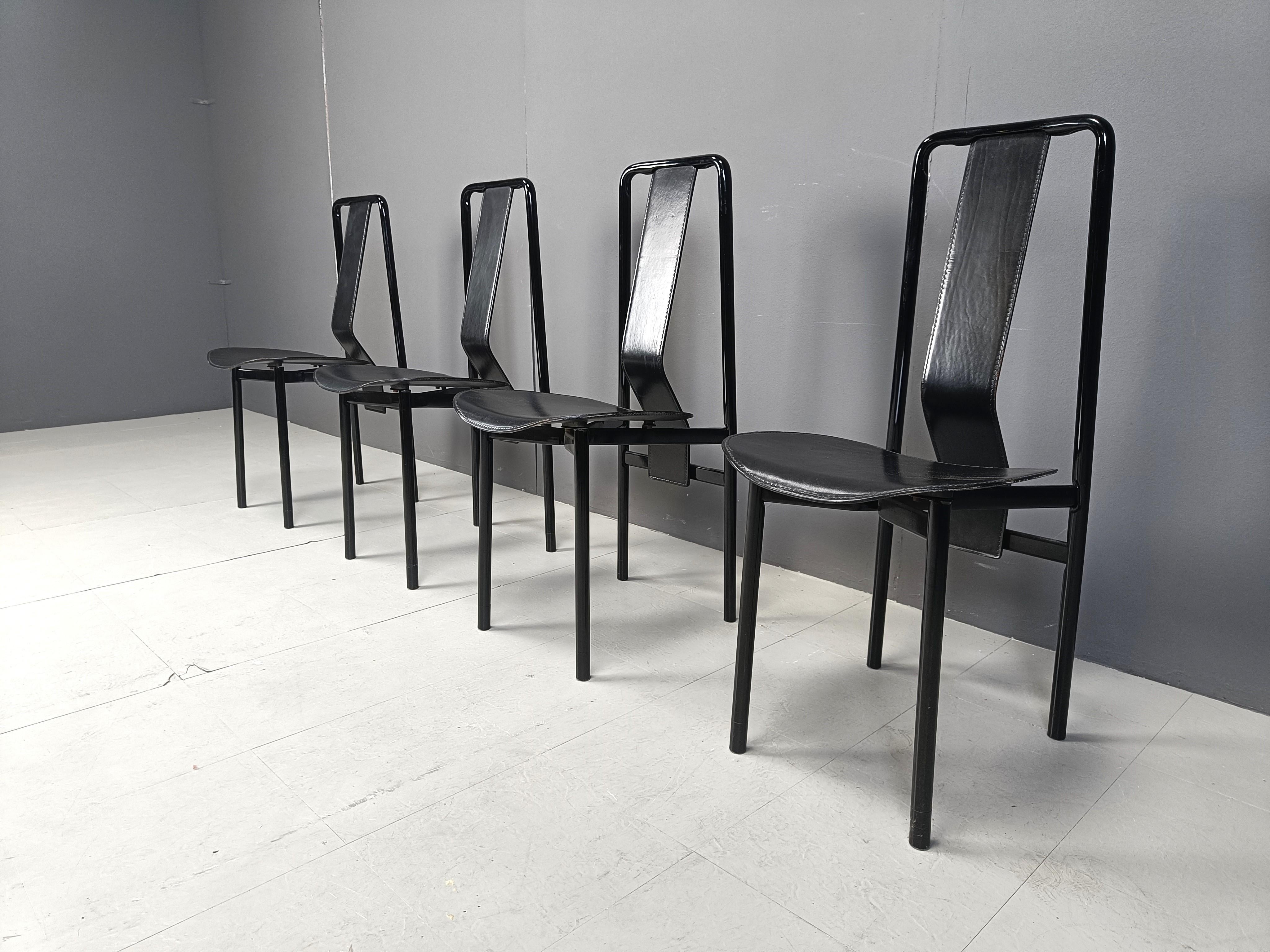 Late 20th Century Irma Design Chairs by Achille Castiglioni for Zanotta, 1970s, Set of 4