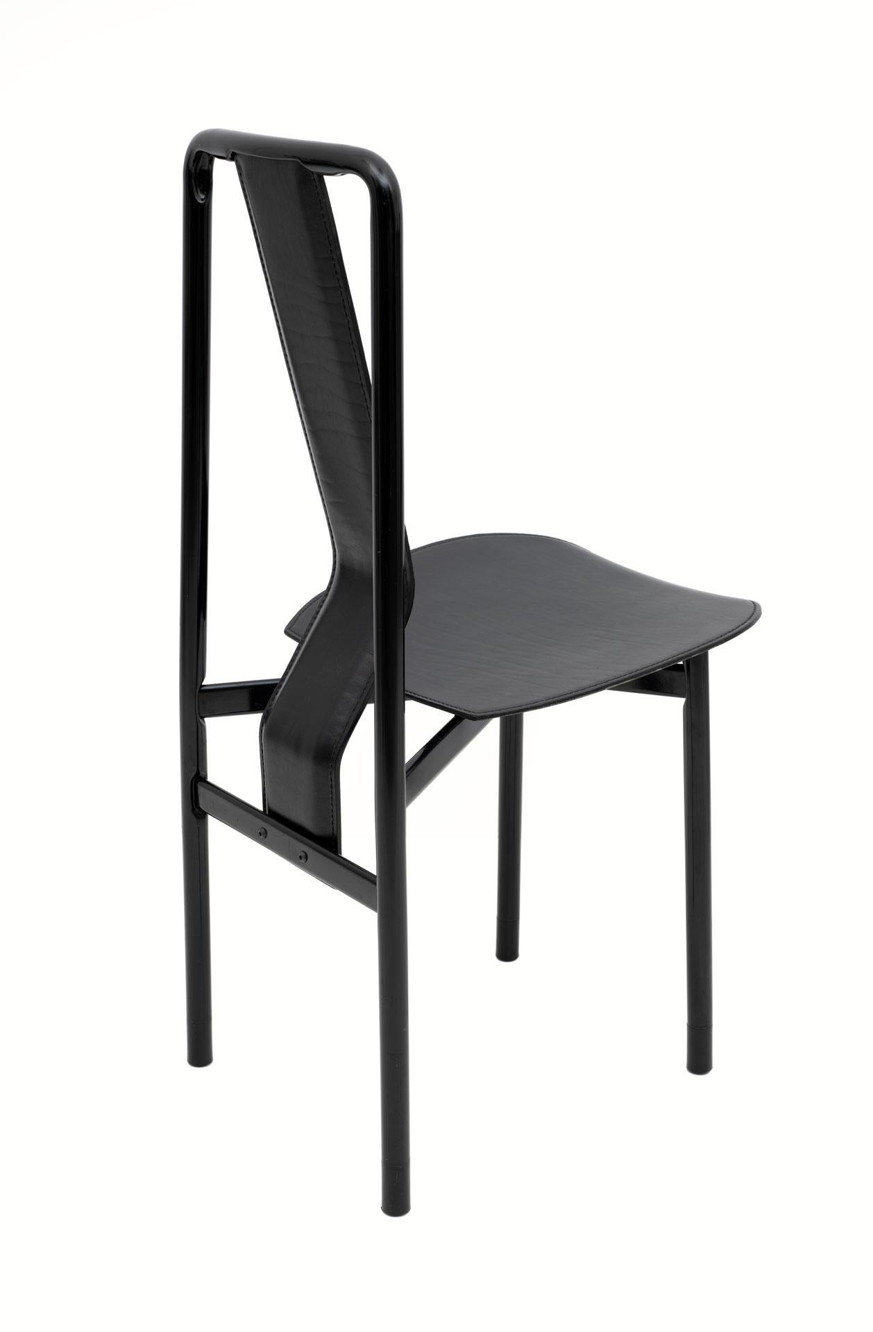 Mid-Century Modern Irma Design Chairs by Achille Castiglioni for Zanotta, 1970s, Set of four For Sale
