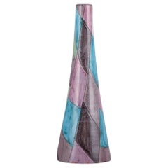 Irma Yourstone, Swedish ceramist. Unique ceramic vase. Modernist style.