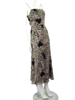 Iro Abstract Pattern Slip Dress Size XS