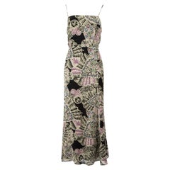 Iro Abstract Pattern Slip Dress Size XS