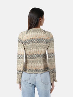 Iro Abstract Zip Up Jacket Size XS