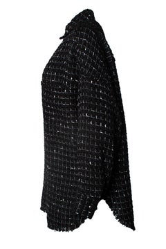 IRO, Sobrecamisa de tweed Amice en negro