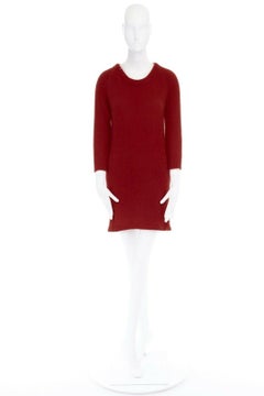IRO angora wool blend silver piercing detail long sleeve sweater dress Size 2 M