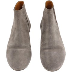 IRO Ankle Booties in Grey Suede