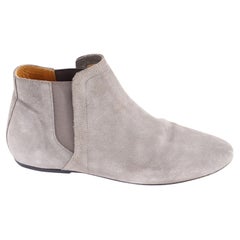 IRO Ankle Booties in Grey Suede