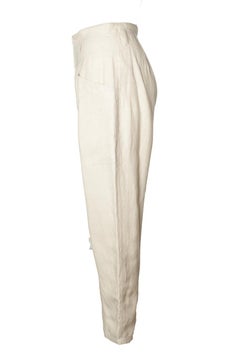 IRO, pantalón MIRA beige con bolsillos profundos