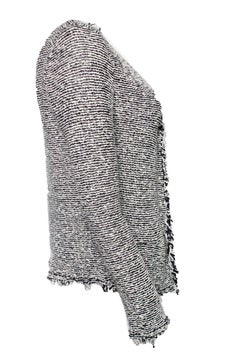 IRO, schwarz-weißer gewebter Blazer