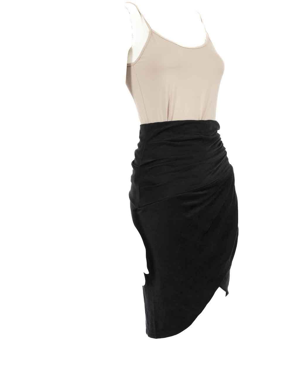 CONDITION is Never worn, with tags. No visible wear to skirt is evident on this new Iro designer resale item.
 
 
 
 Details
 
 
 Black
 
 Synthetic
 
 Skirt
 
 Knee length
 
 Side snap button fastening
 
 Side ruched detail
 
 
 
 
 
 Made in