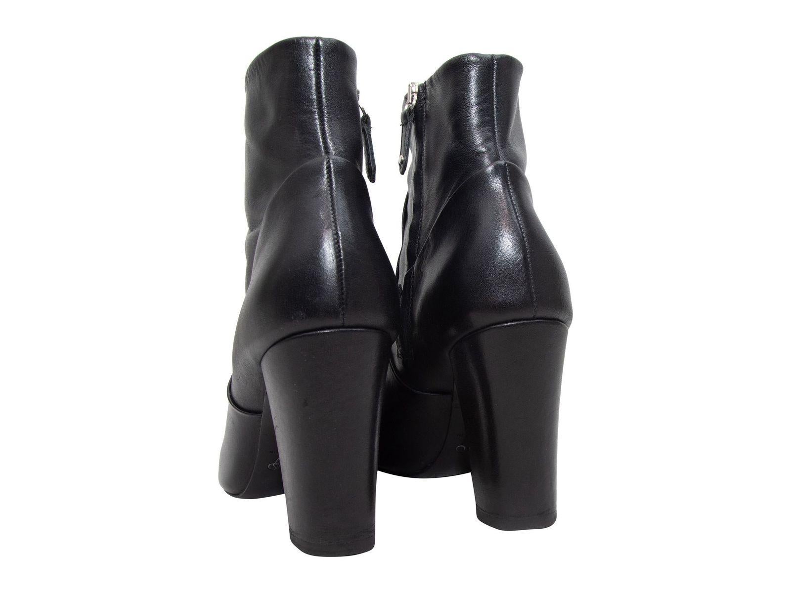 Iro Black Heeled Ankle Boots 1