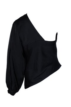 IRO, black one shoulder Gingera top