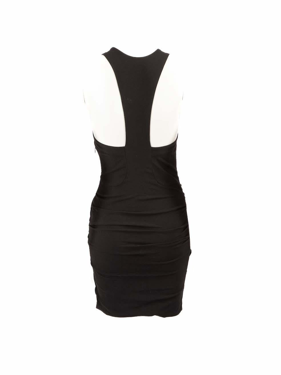 Iro Mini Vestido Negro Drapeado Sin Mangas Talla S en Excelente estado para la venta en London, GB