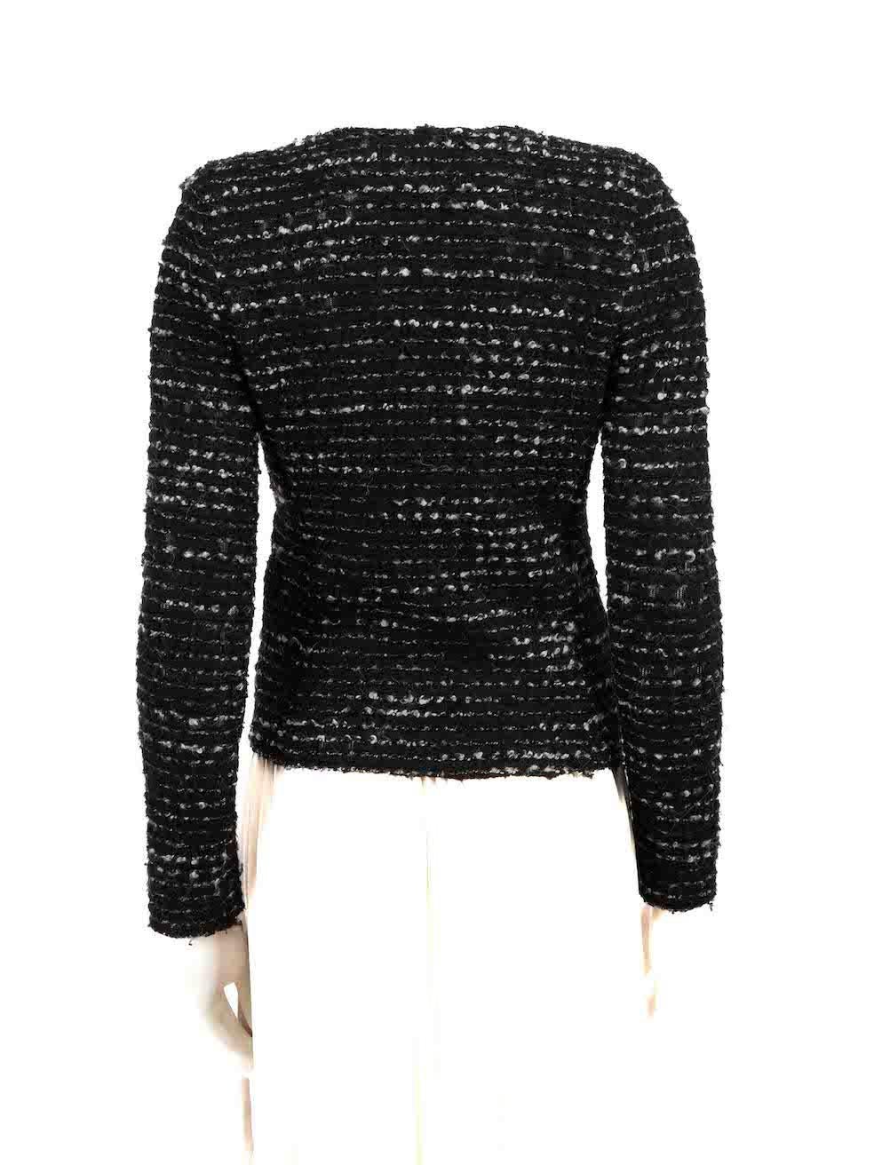 Iro, veste Molly en laine bouclée noire, taille S Bon état - En vente à London, GB