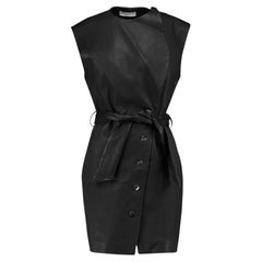 IRO Black Wrap Leather Dress - Great condition