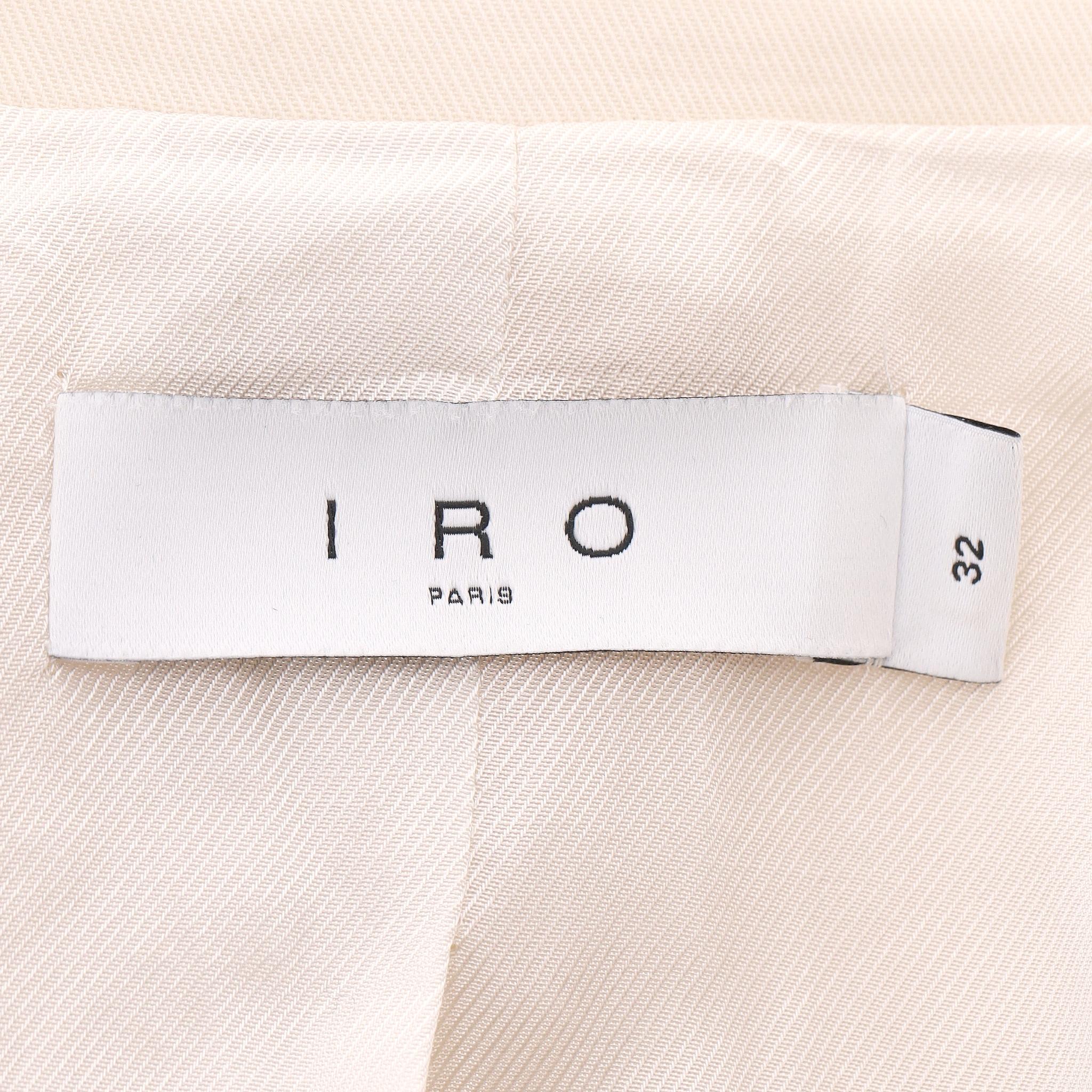 Iro Double-Breasted Wool Blend Blazer in vendita 1