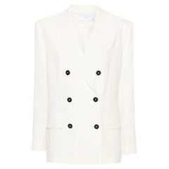 Iro Double-Breasted Wool Blend Blazer