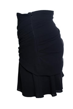 IRO, draped Lussac skirt in black