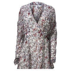 Vestido cruzado con estampado floral de Iro, de rayón multicolor