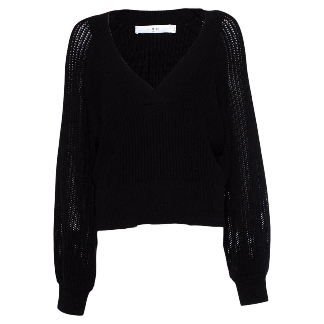 IRO, knitted black Anyce sweater