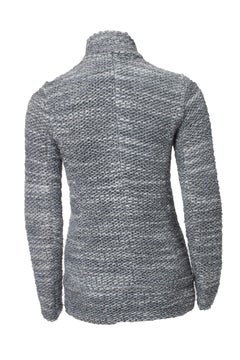 IRO, knitted wool biker jacket in grey