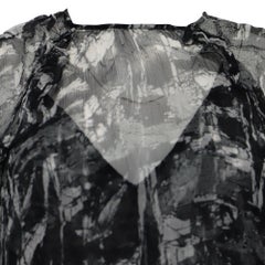 Top con volant Iro Lixine in chiffon multicolore