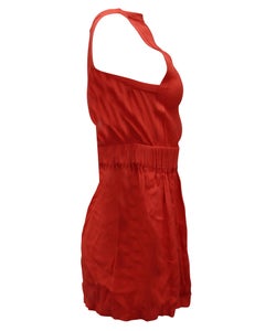 Mini-robe Iro en viscose couleur corail