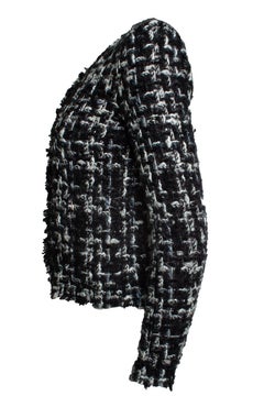 IRO, Nalokie tweed jacket in black and white