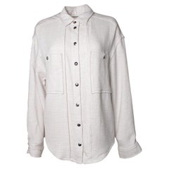 IRO, Camisa Nesta con botones a presión en beige