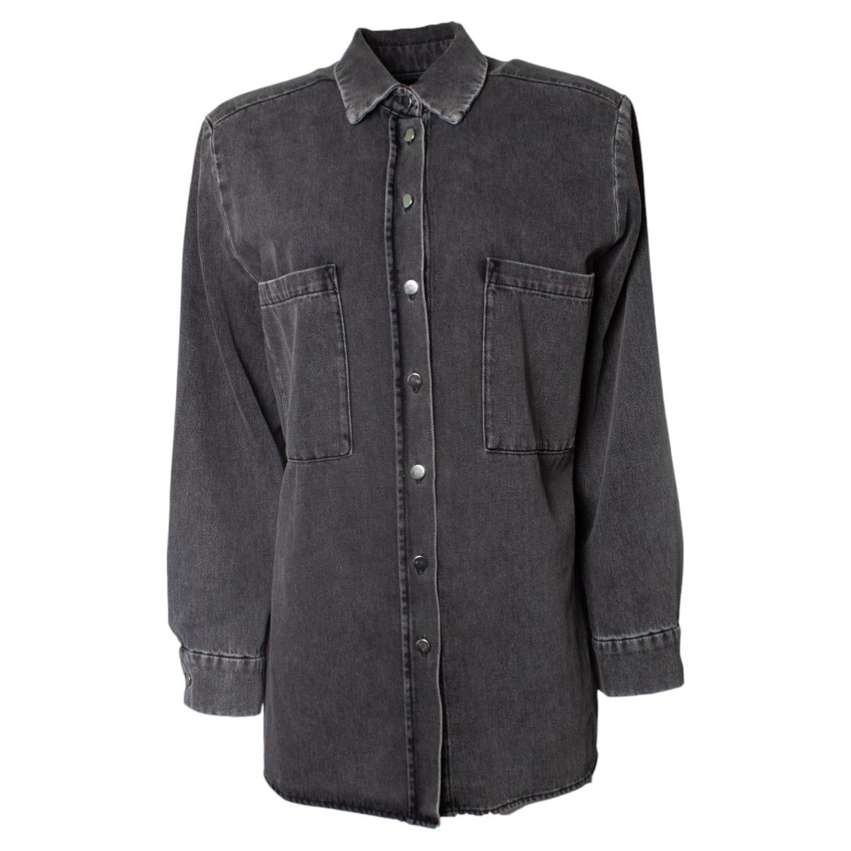 Pre-owned Iro , Pampelo Stonewash Shirt In Black