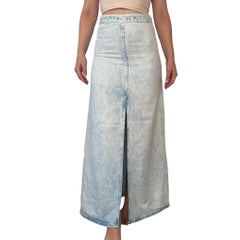 IRO PARIS Carolia Acid Wash Denim Maxi Skirt