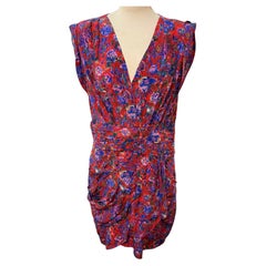 Iro Paris Geblümtes Seidenkleid Größe FR 40 / IT 44