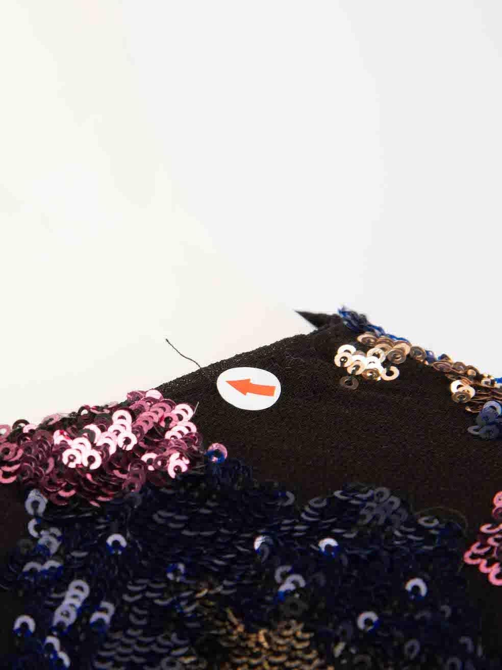 Women's Iro Sequinned Patterned Mini Dress Size L For Sale