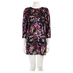 Mini vestido estampado de lentejuelas Iro Talla L